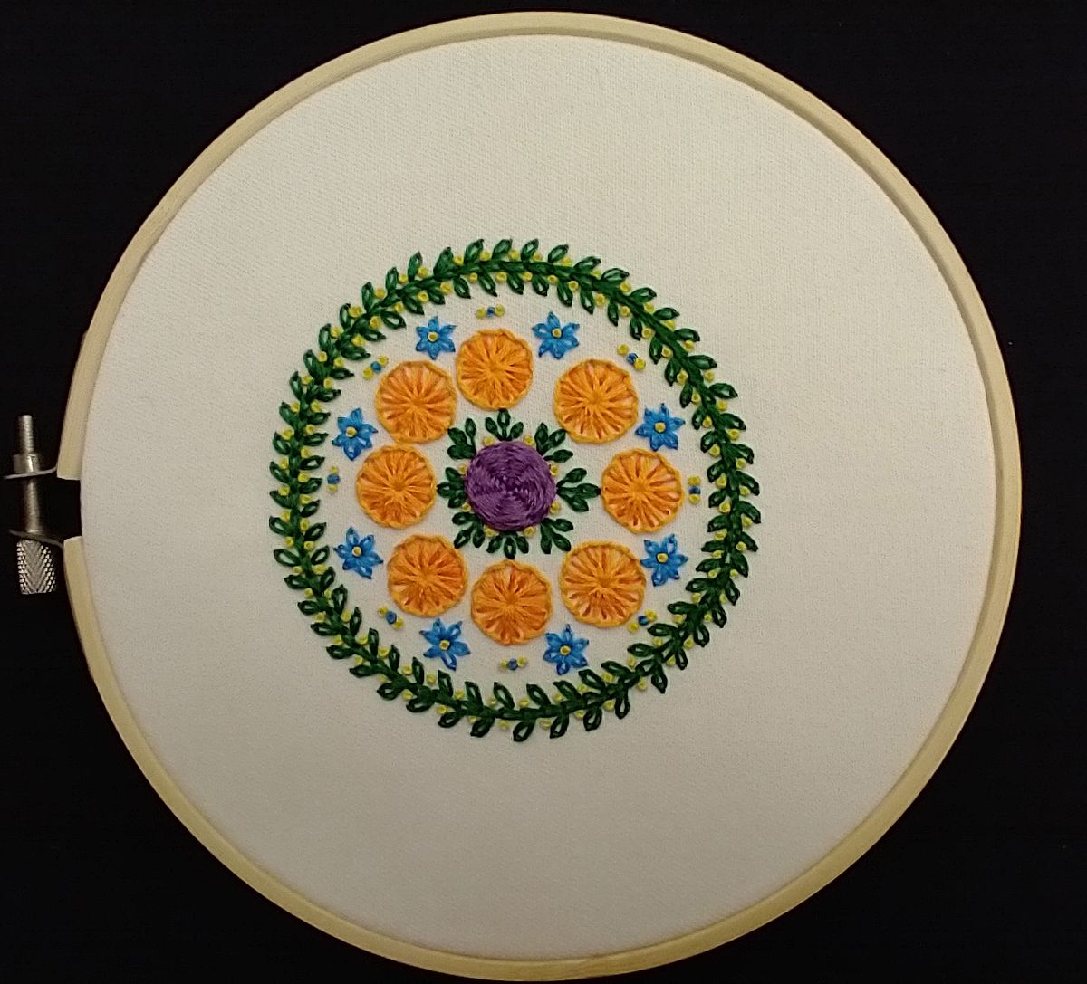Introduction to Surface Embroidery: Flower Mandala with Laura Tandeske