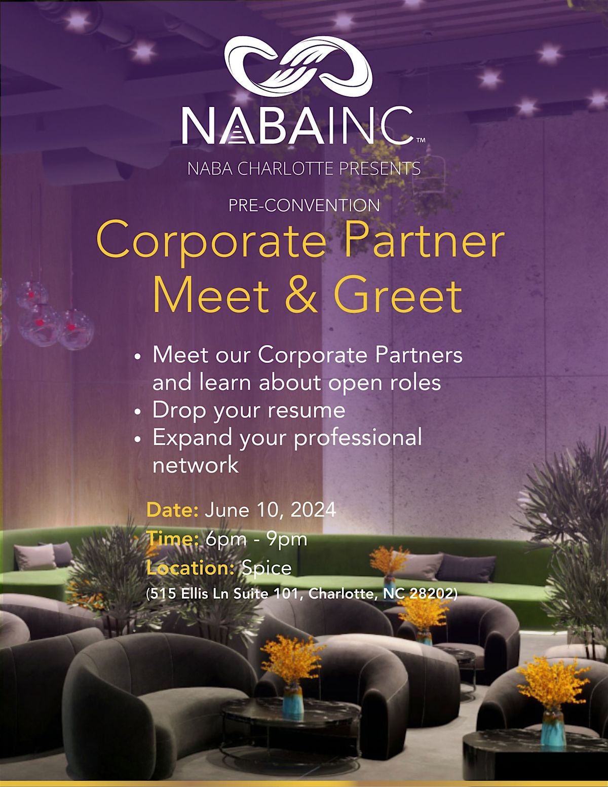 NABA CLT Corporate Partner Meet & Greet