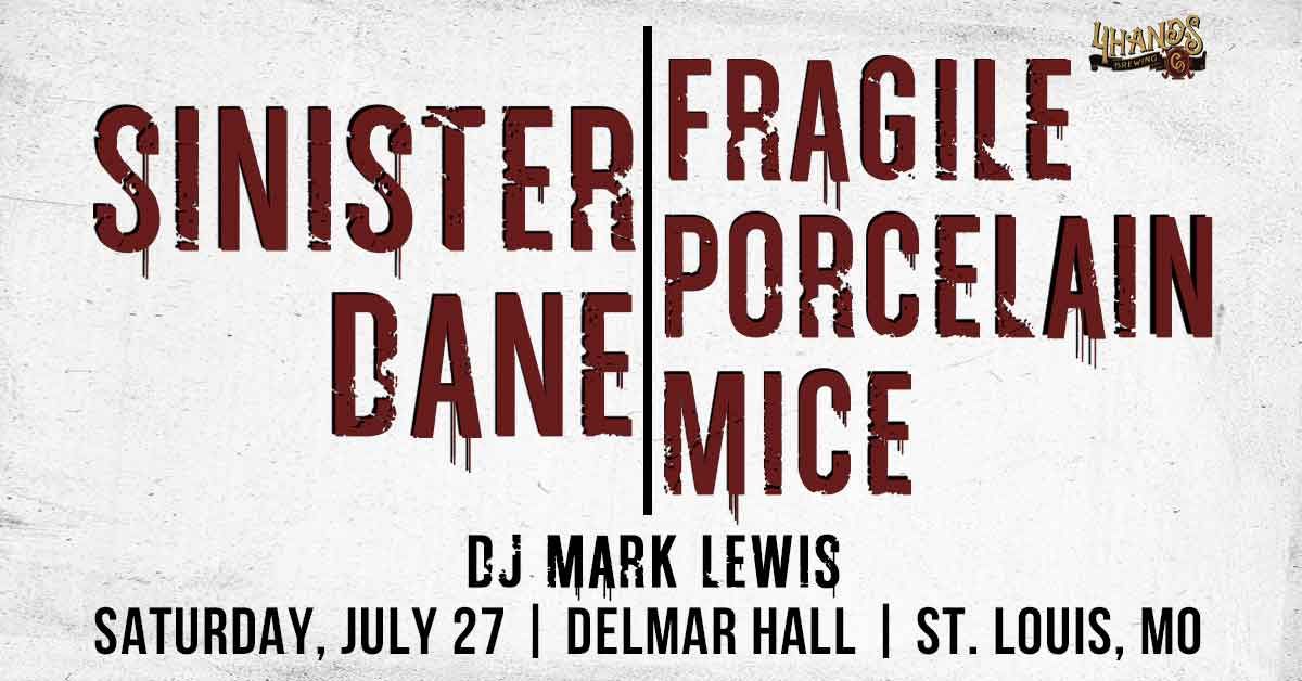 Sinister Dane & Fragile Porcelain Mice at Delmar Hall 
