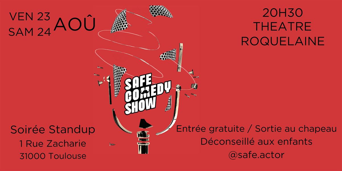 Safe Comedy Show - 1h de Standup