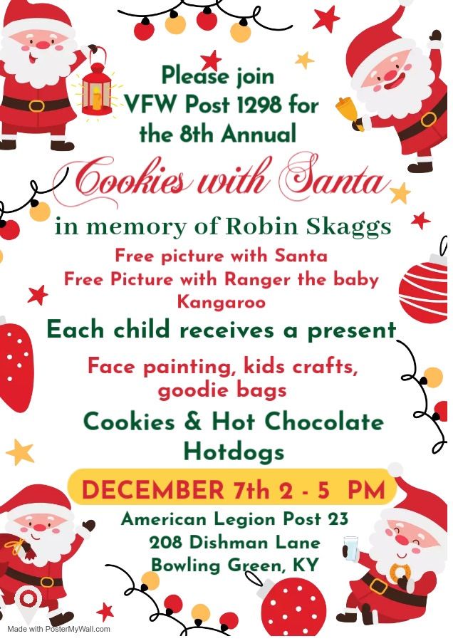 8th Annual Cookies with Santa in memory of Robin Skaggs