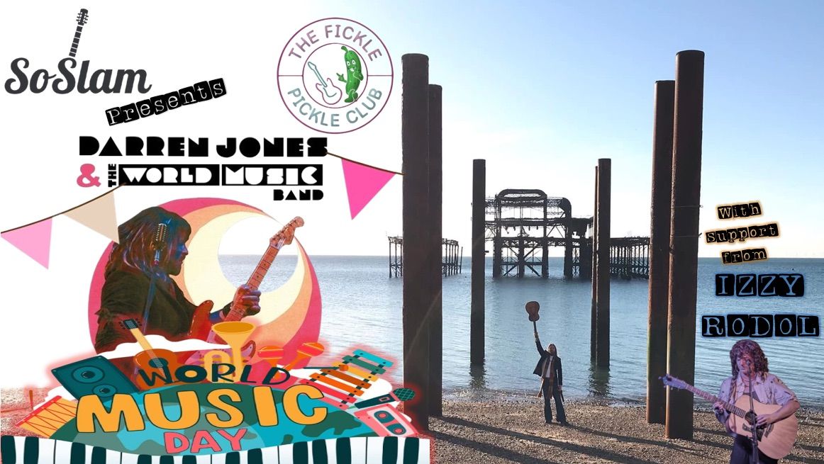 SoSlam presents Darren Jones & the World Music Band on World Music Day