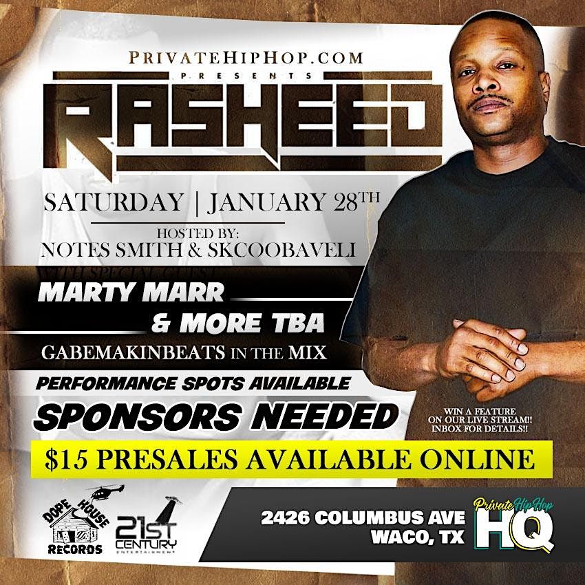 Rasheed - Live at the HQ!