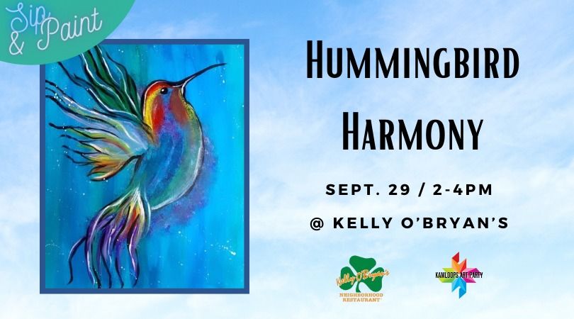 Sip & Paint: Hummingbird Harmony @ Kelly O's