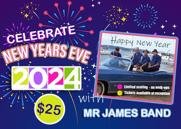 New Years Eve @ Club Condell Park- Mr James Band