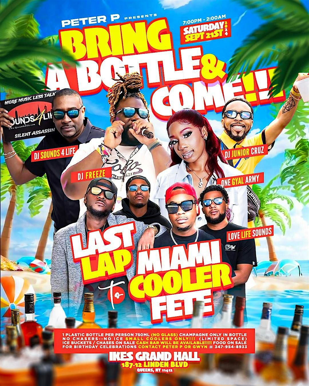 Bring A Bottle & Come!!!!!  Cooler Fete!!