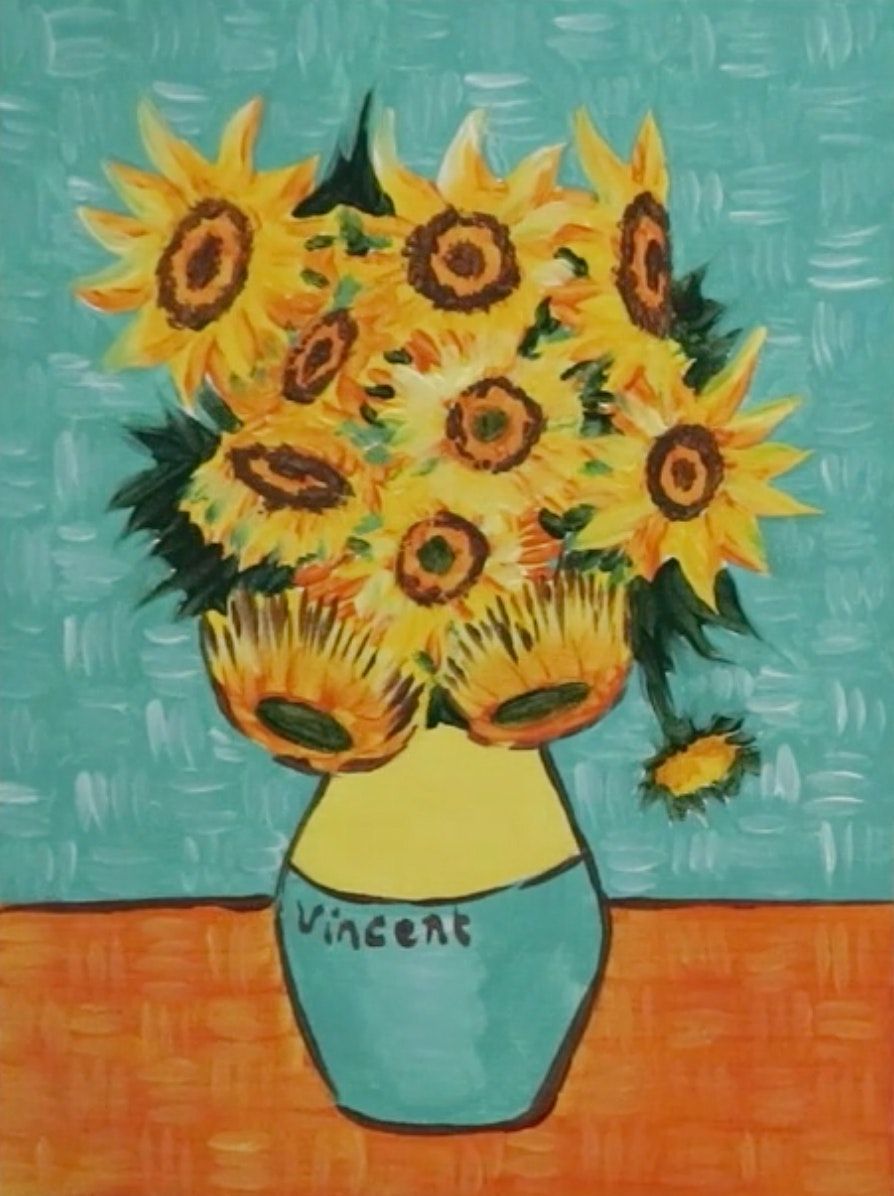 Paint and Sip - Van Gogh Sunflowers | Northern Quarter