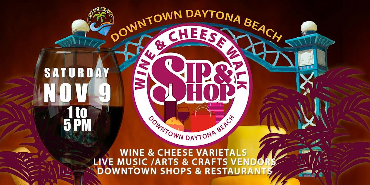 Sip & Shop Wine  & Cheese Walk Nov 9, 2024