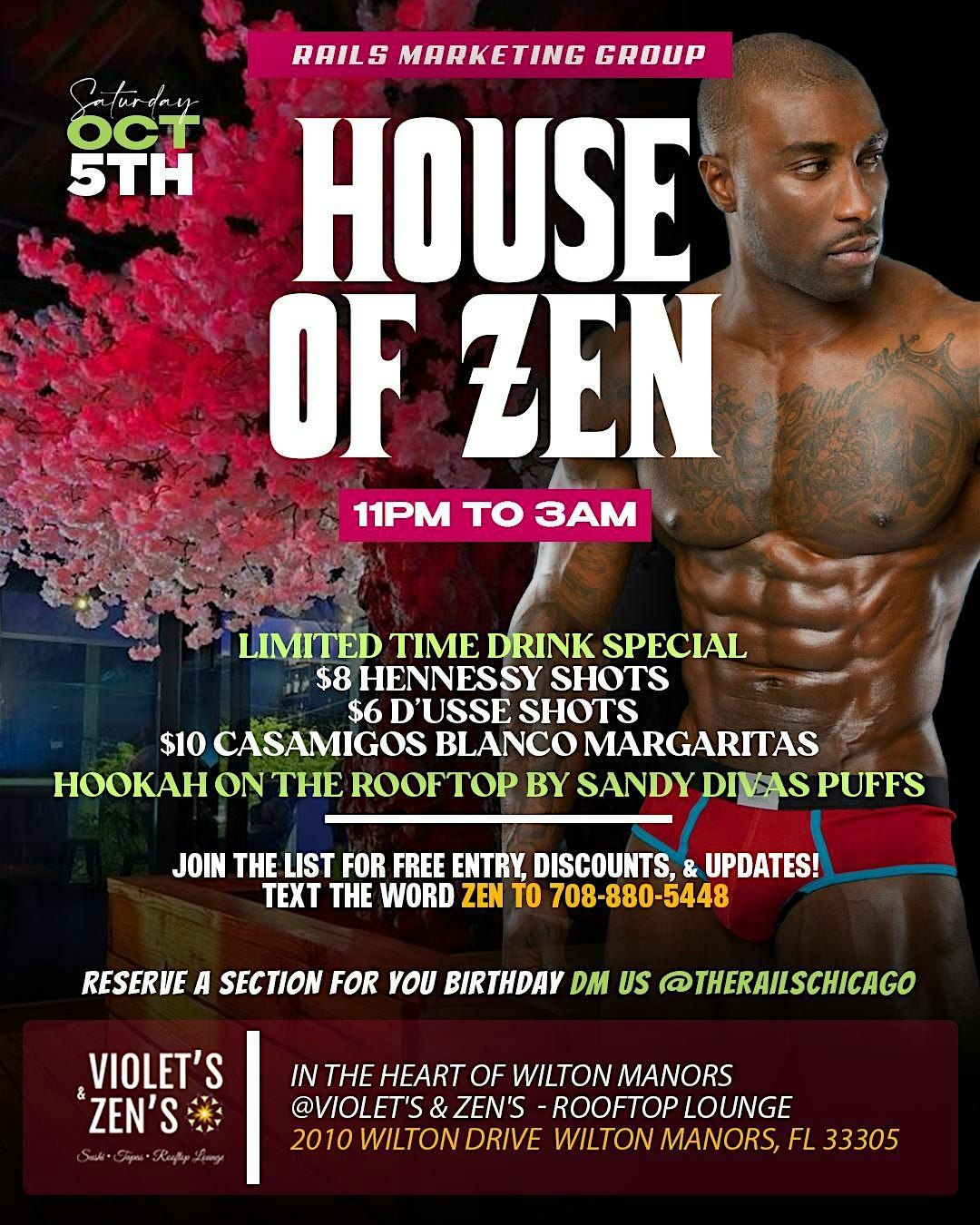 HOUSE OF ZEN SATURDAY OCT 5TH