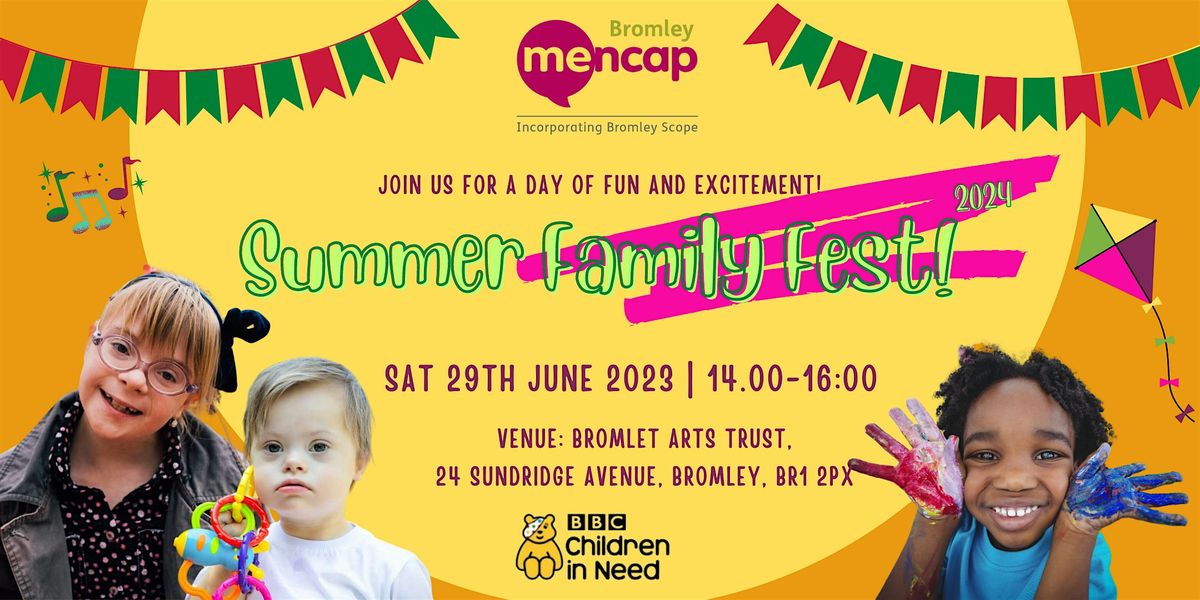 Bromley Mencap Summer Family Fest 2024