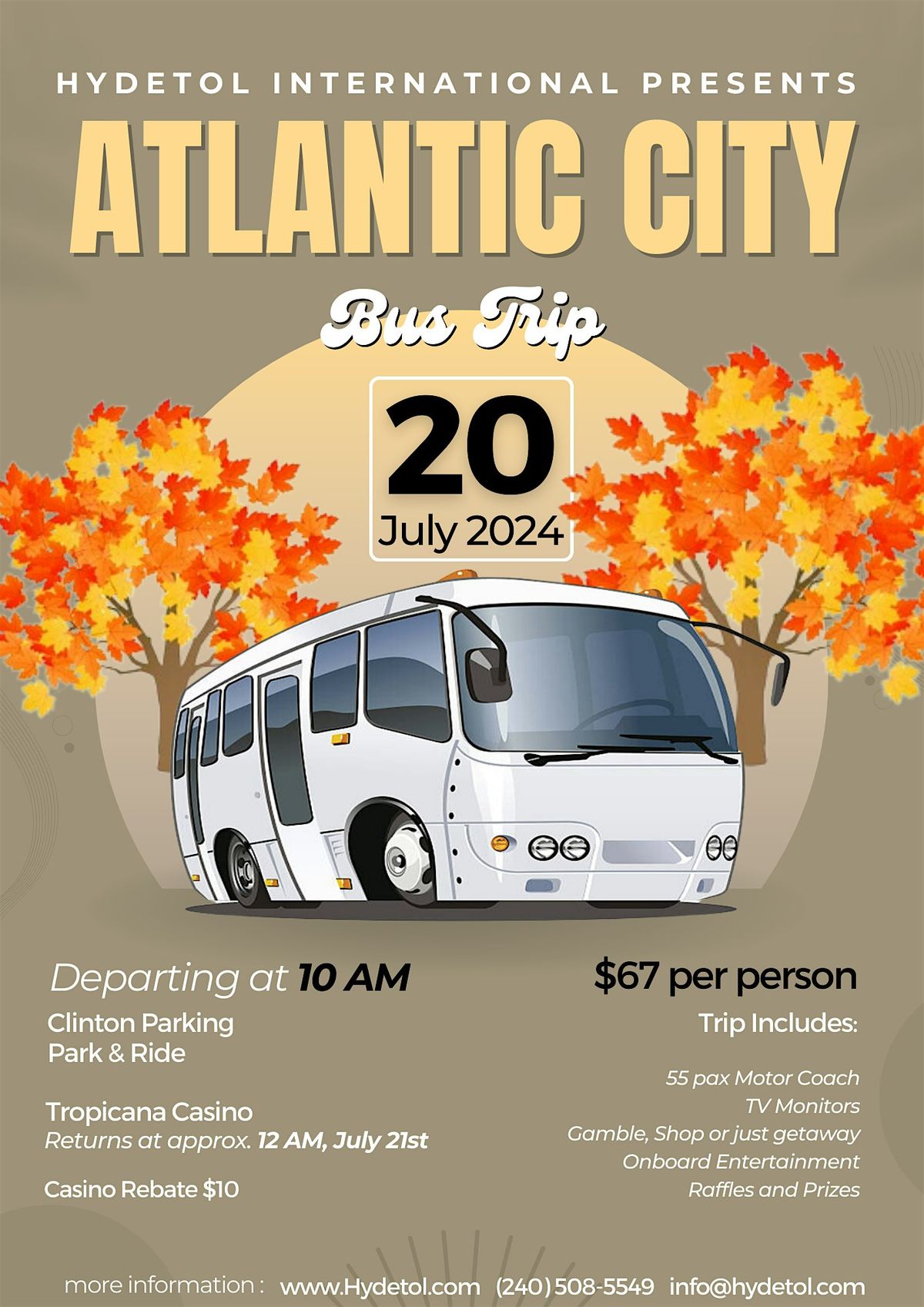 Atlantic City Bus Trip