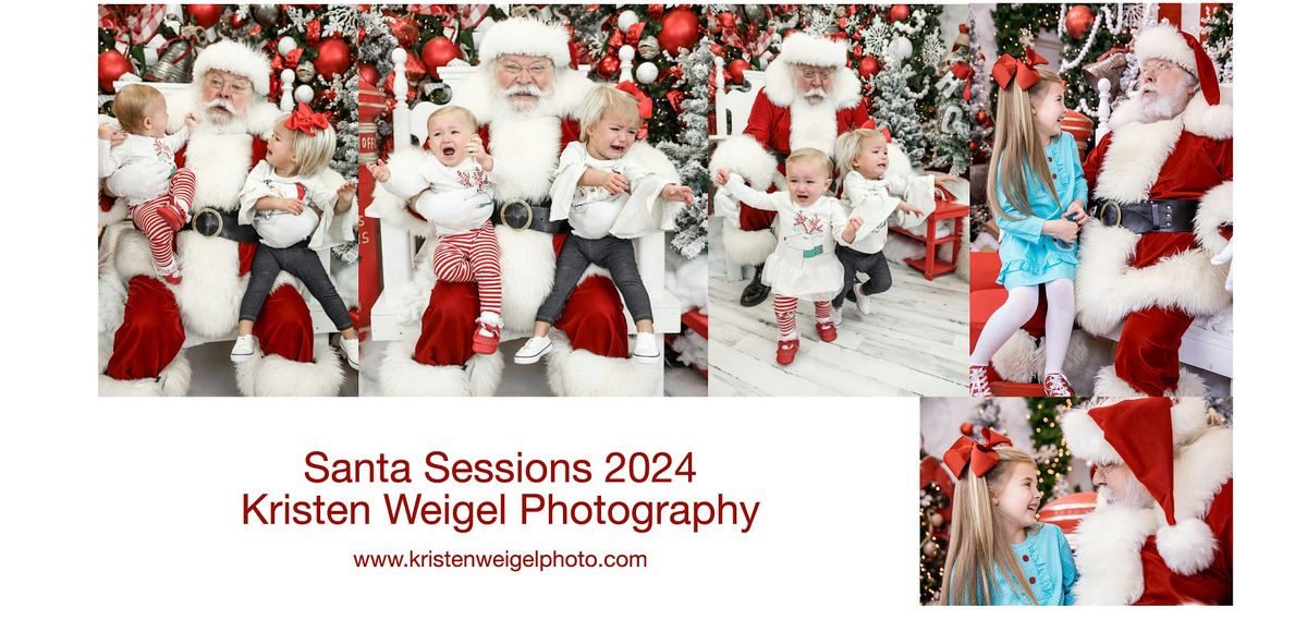 2024 Santa Pictures with Kristen Weigel Photography