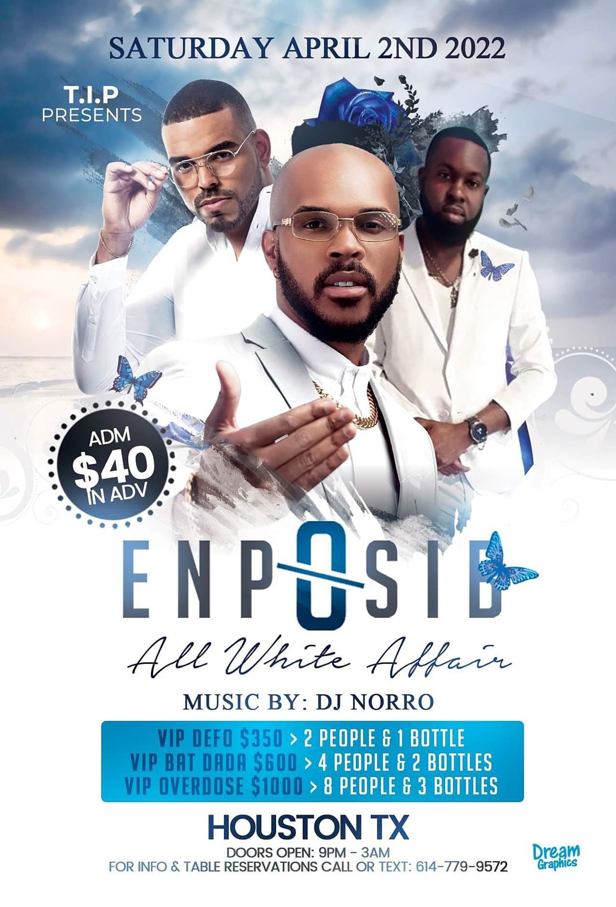 All White Affair with ENPOSIB in HOUSTON TX