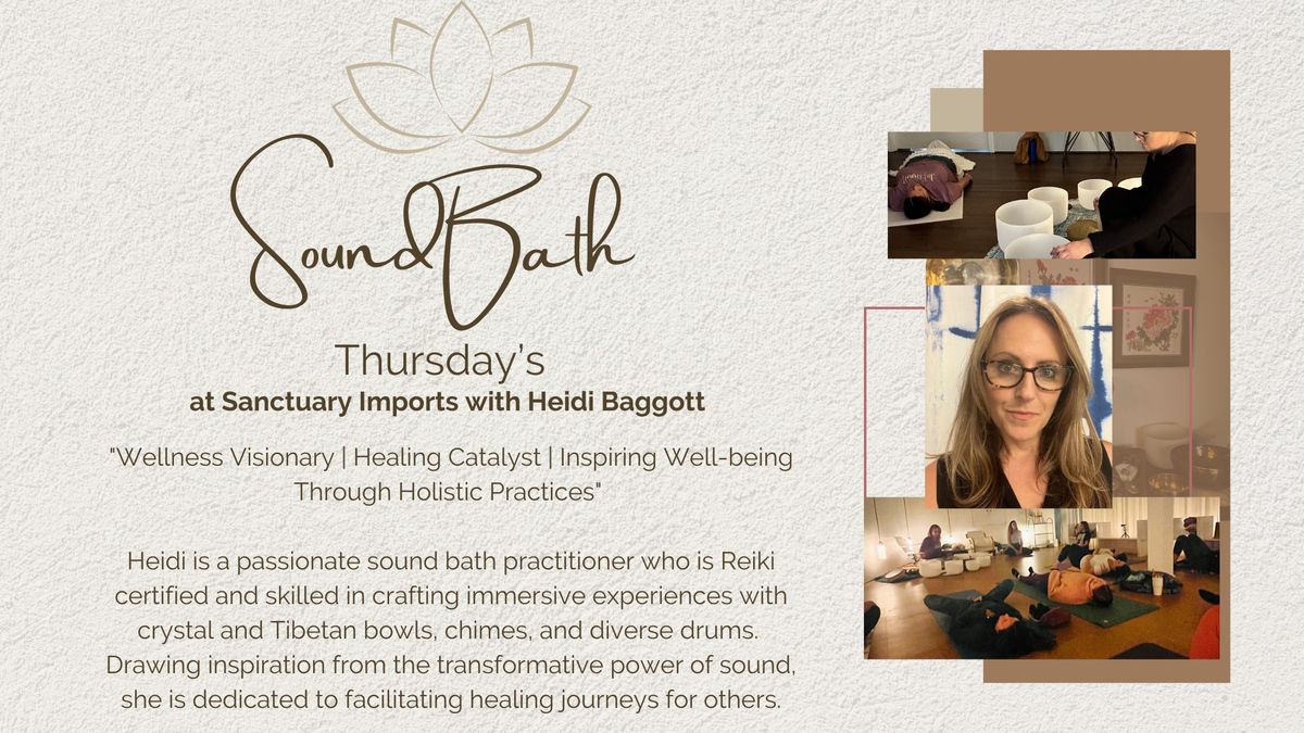 Sound Bath with Heidi Baggott