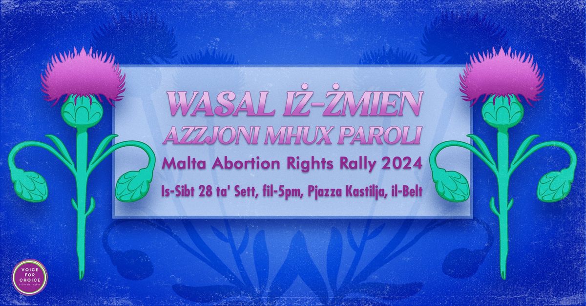 Malta Abortion Rights Rally 2024