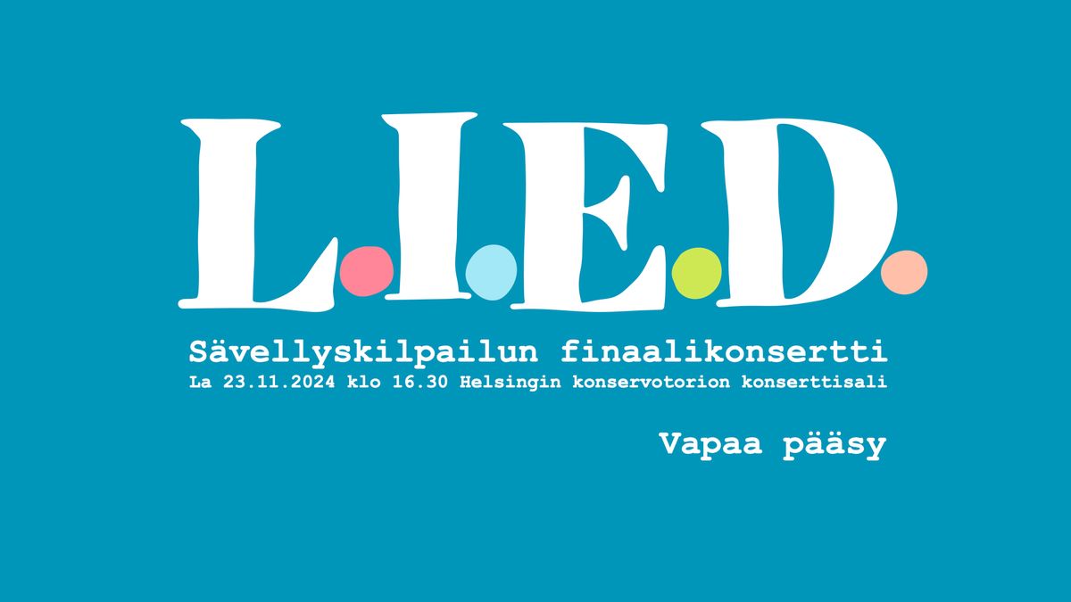 L.I.E.D.-s\u00e4vellyskilpailun finaalikonsertti