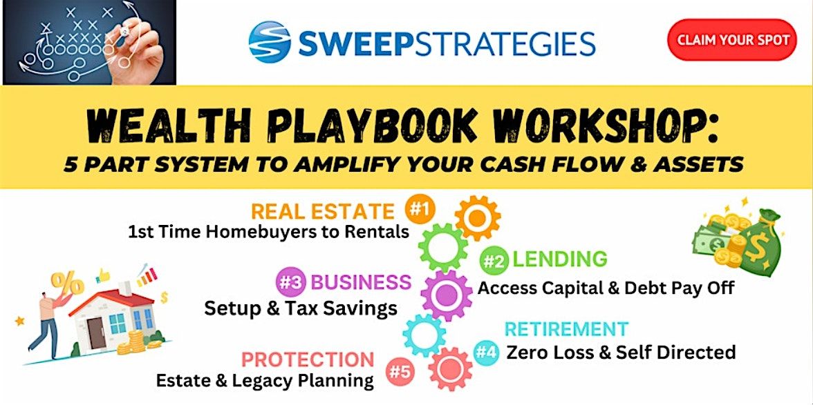 WEALTH PLAYBOOK In-Person Workshop  in Fullerton, CA