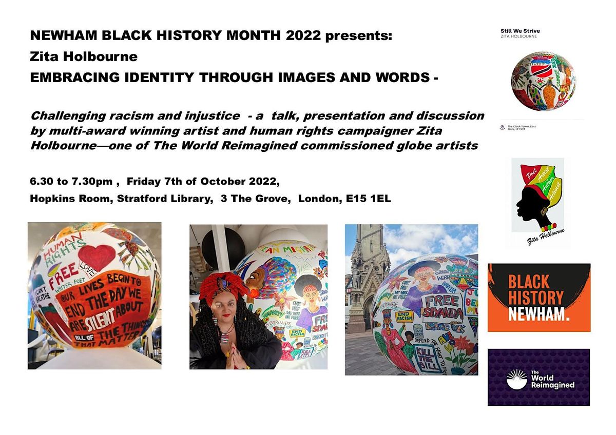 NEWHAM BHM:  EMBRACING IDENTITY   - A  PRESENTATION BY ZITA HOLBOURNE