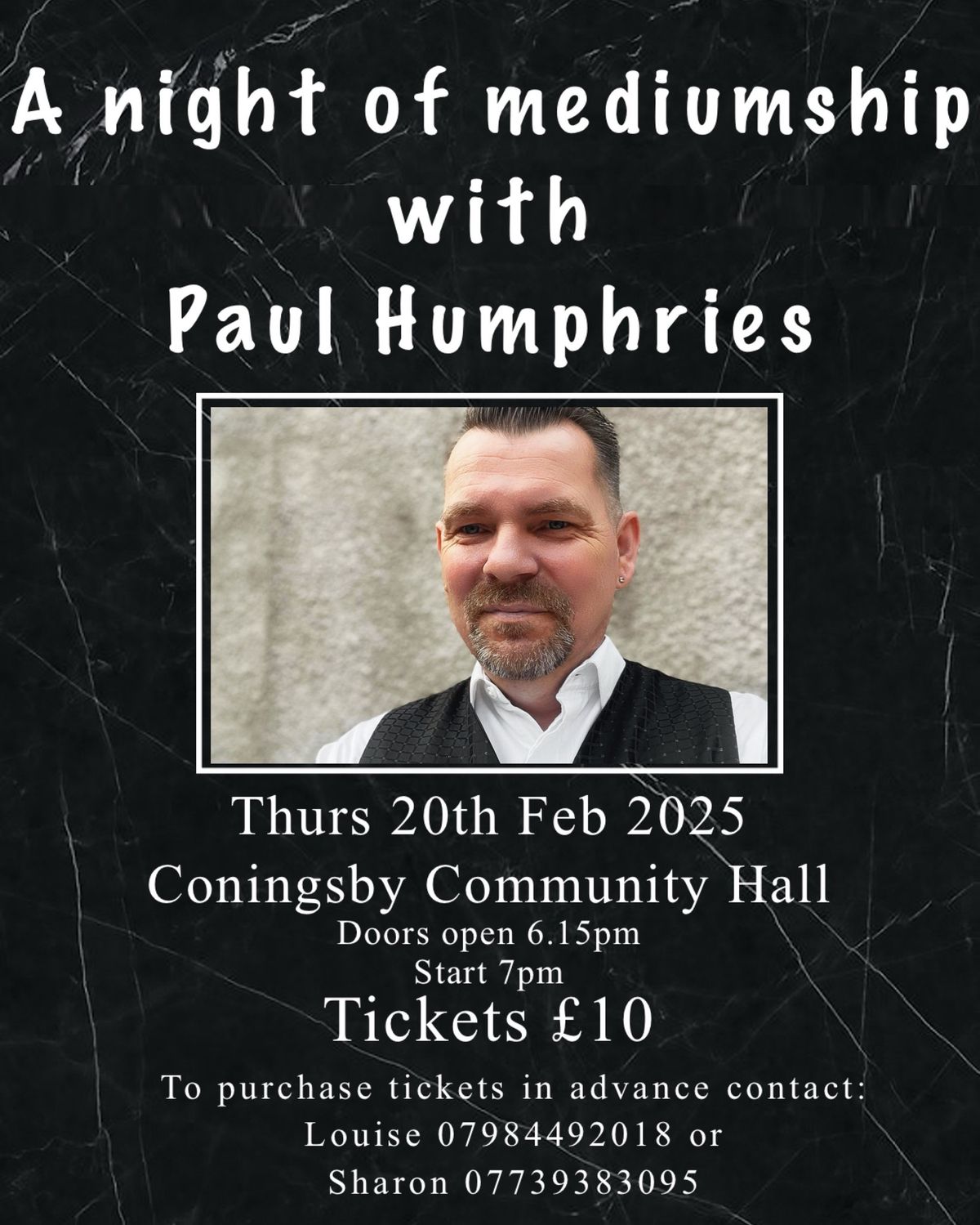 A night of mediumship with Paul Humphries 