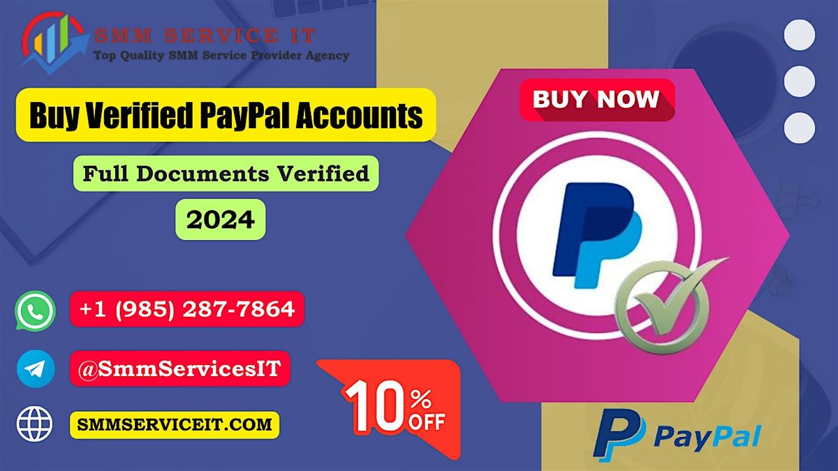 Top 3 Sites to Buy Verified PayPal Accounts (personal and business)