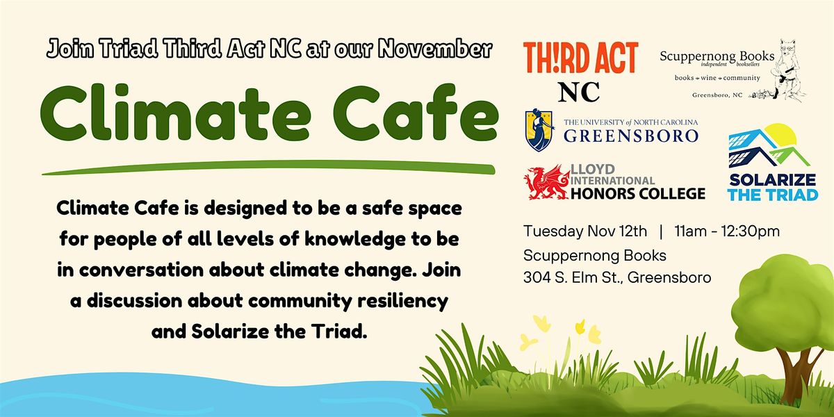 Third Act NC November Climate Cafe