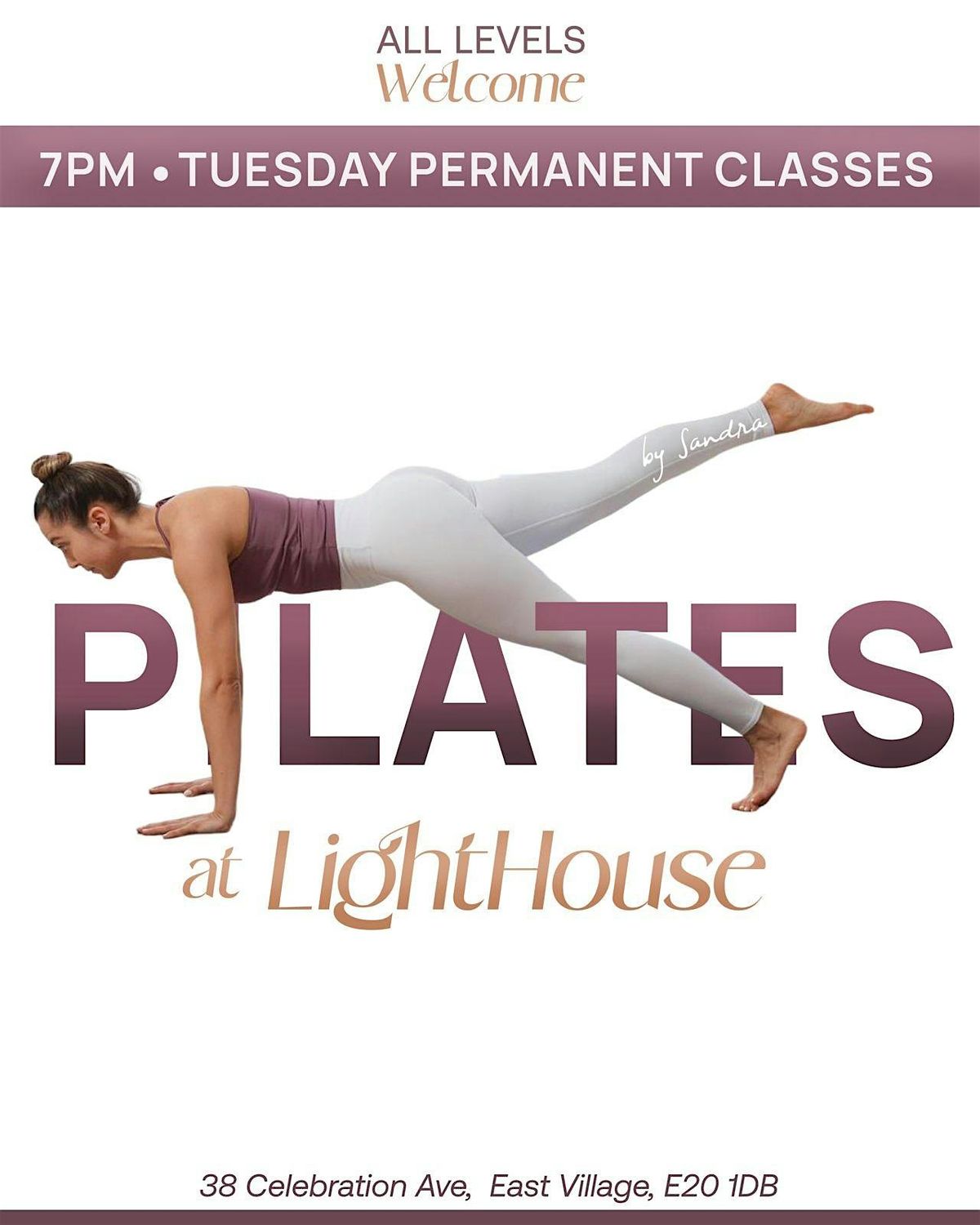 7pm Tuesday Permanent Pilates at the Lighthouse