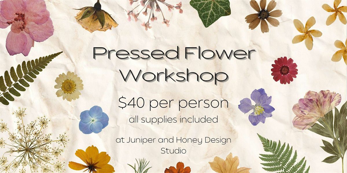 Pressed Flower Frame Workshop