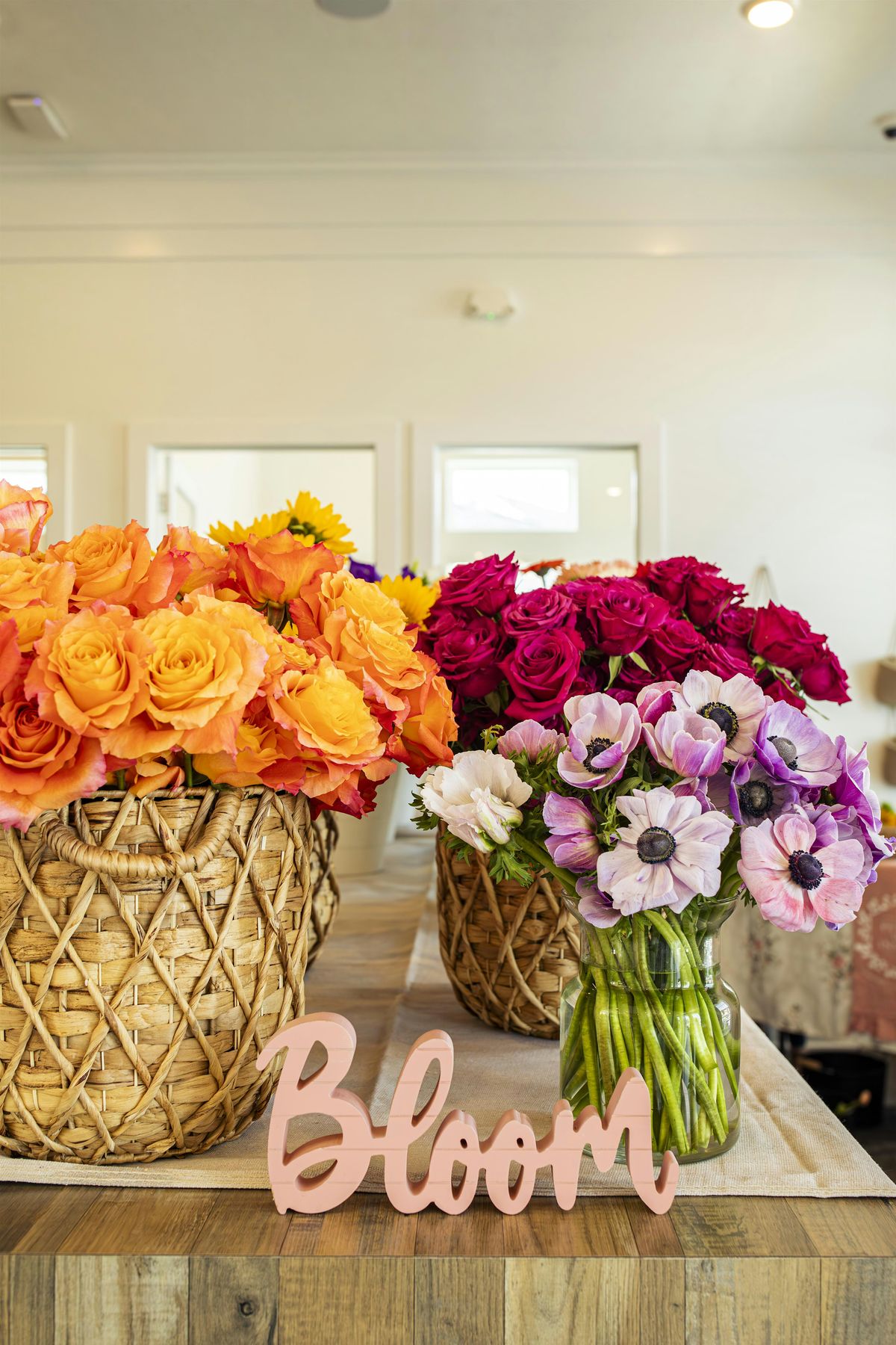Build-Your-Own Bouquet Bar for Mother's Day!