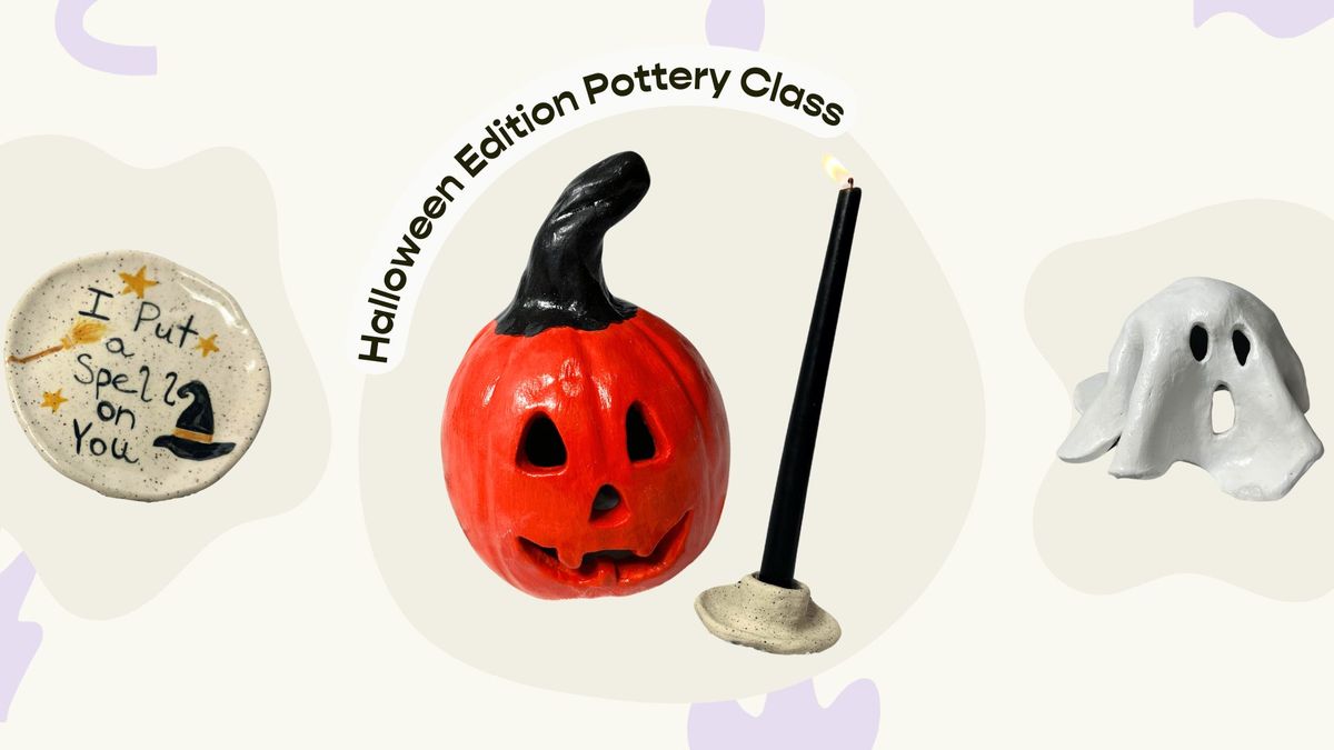 Halloween Edition Pottery Class @ Long Live Roxbury