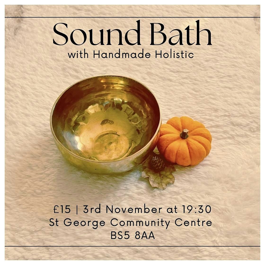 Sound Bath with Handmade Holistic