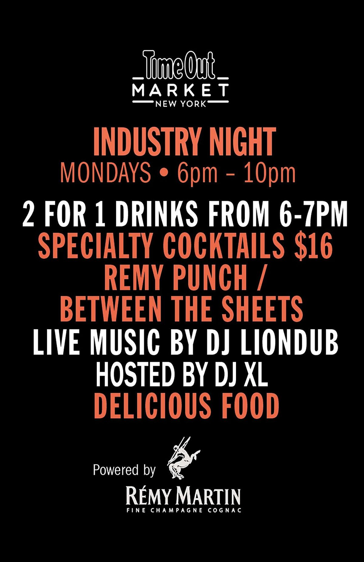 "INDUSTRY MONDAY'S" @ TIMEOUT MARKET NEW YORK
