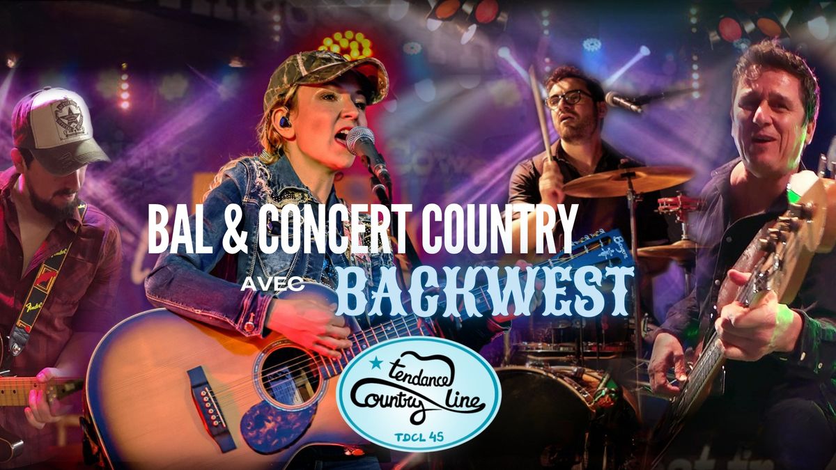 Bal et concert country avec BACKWEST