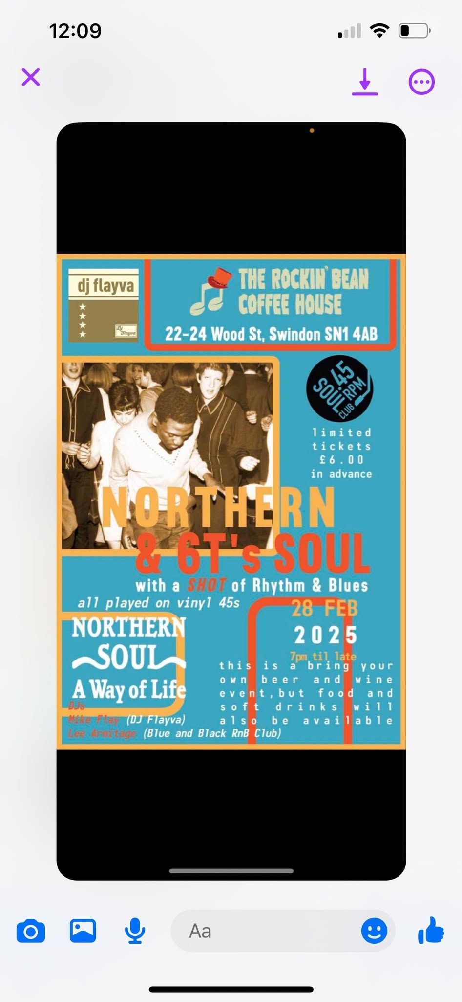 Classic Northern Soul night, with a shot of Rhythm and Blues!