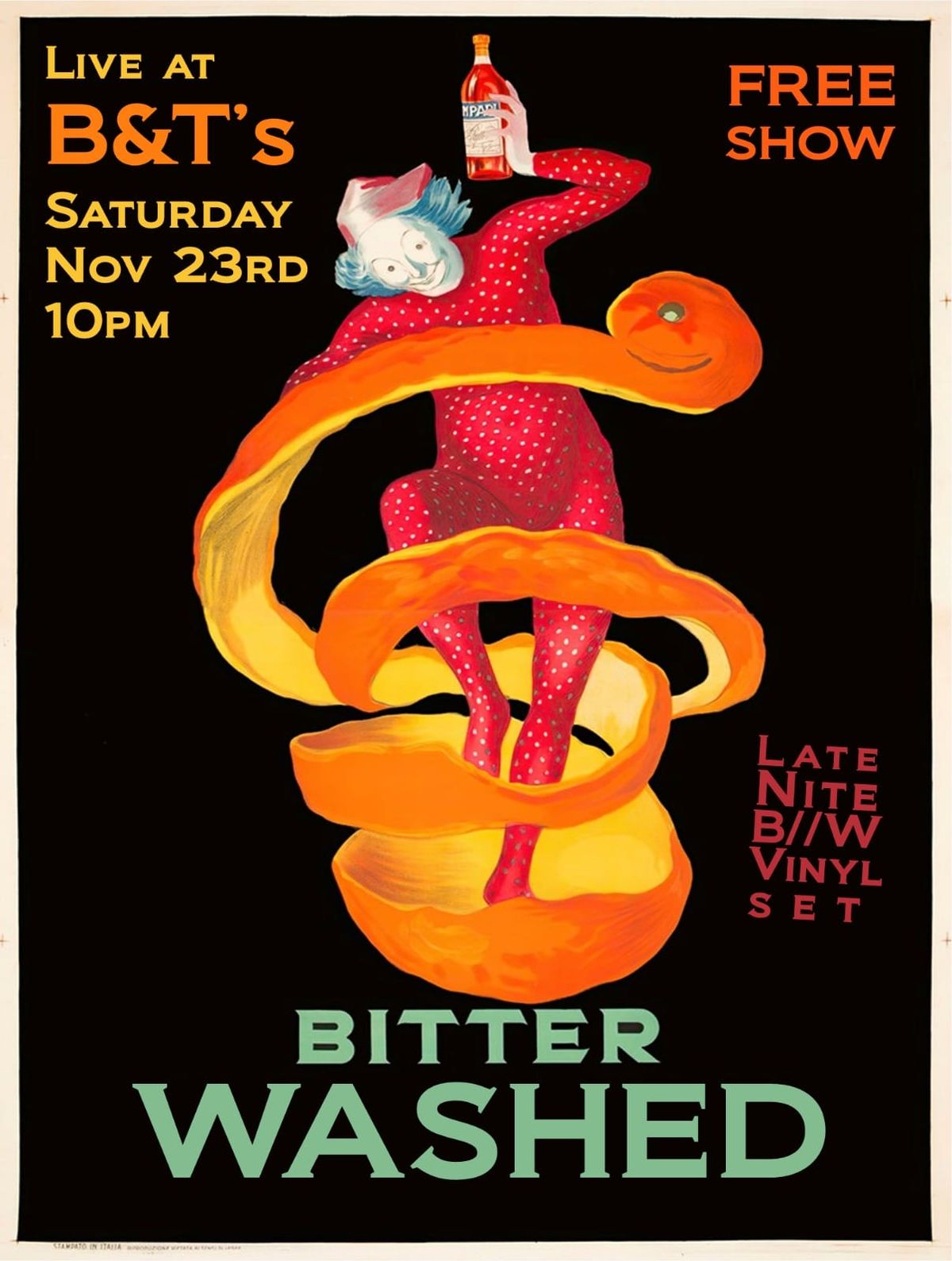 Bitter\/\/Washed Super Sick Year Ender  \u2b50\u2b50FREE SHOW\u2b50\u2b50