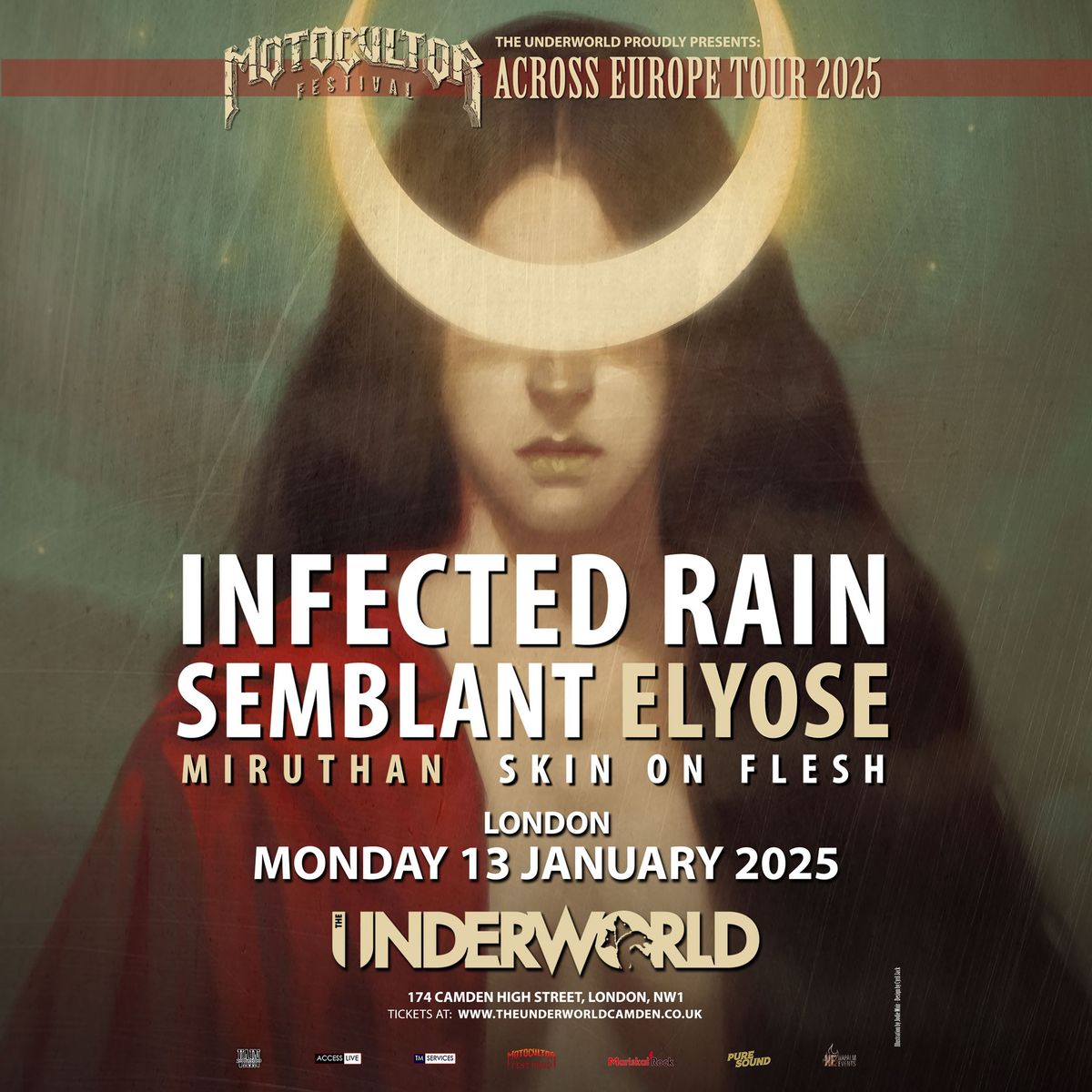 MOTOCULTOR FESTIVAL 2025: INFECTED RAIN at The Underworld - London