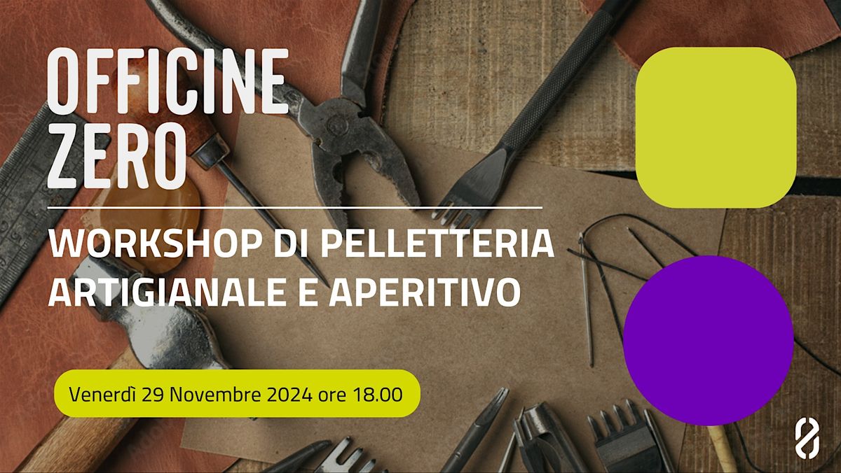 Workshop di pelletteria artigianale e aperitivo