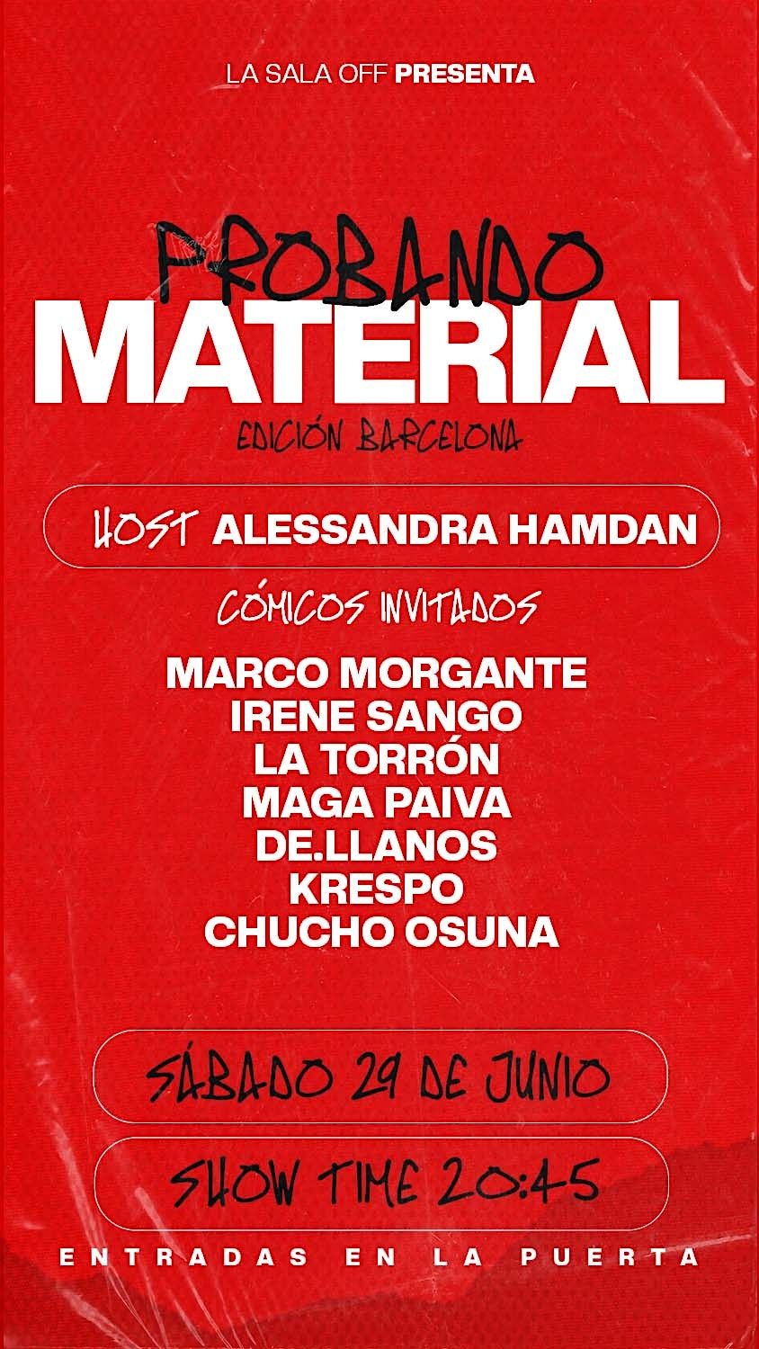 Probando Material Barcelona