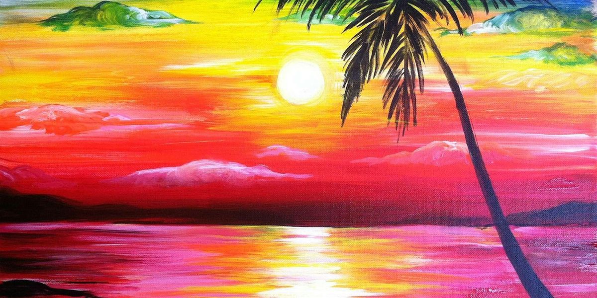 Twilight Paradise - Paint and Sip by Classpop!\u2122