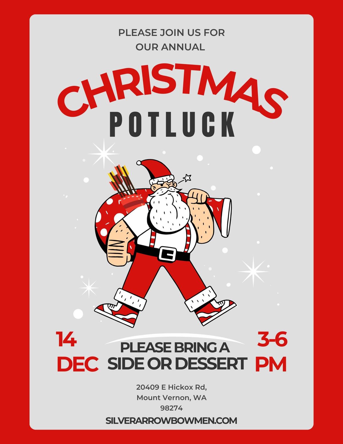 Holiday Banquet and Potluck!