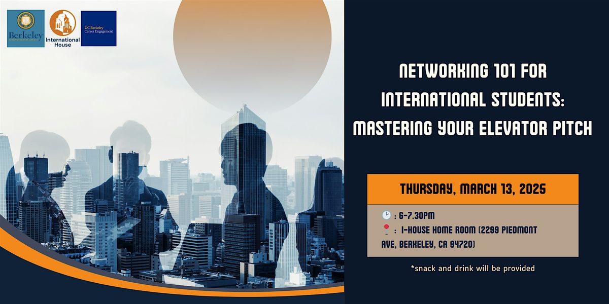 Networking 101 for International Students: Mastering your Elevator Pitch