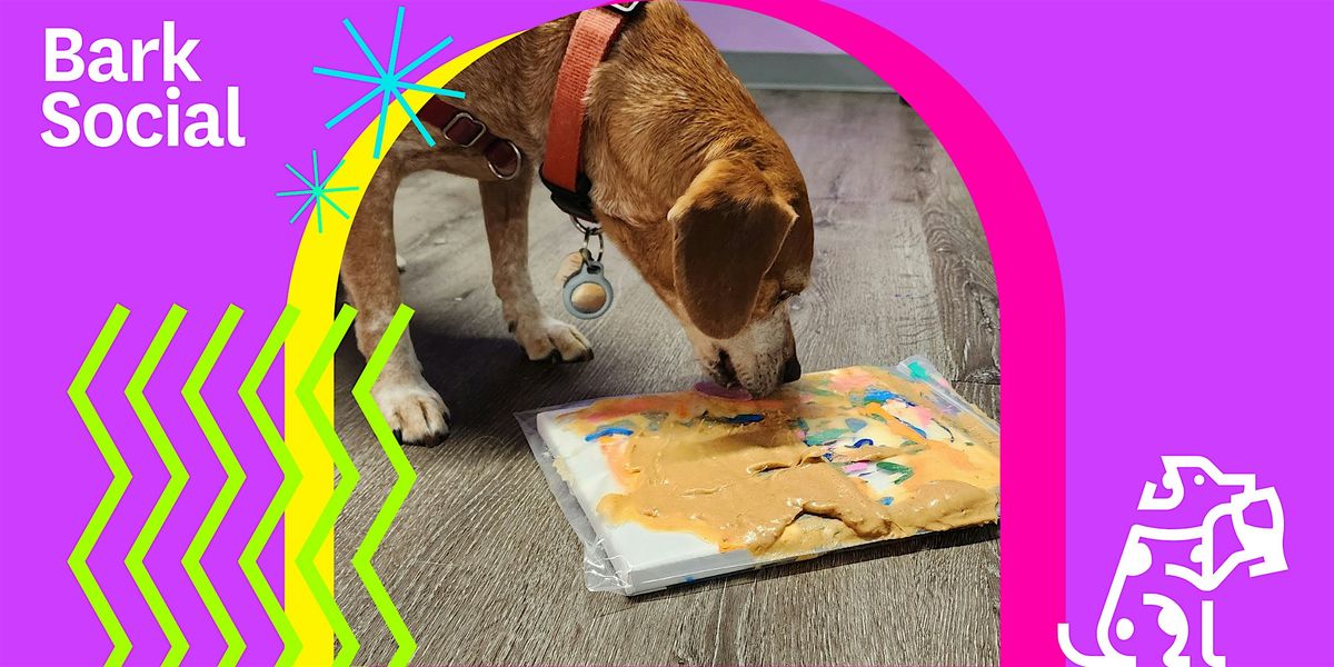 Pupcasso Doggy Paint Party at Bark Social Alexandria!