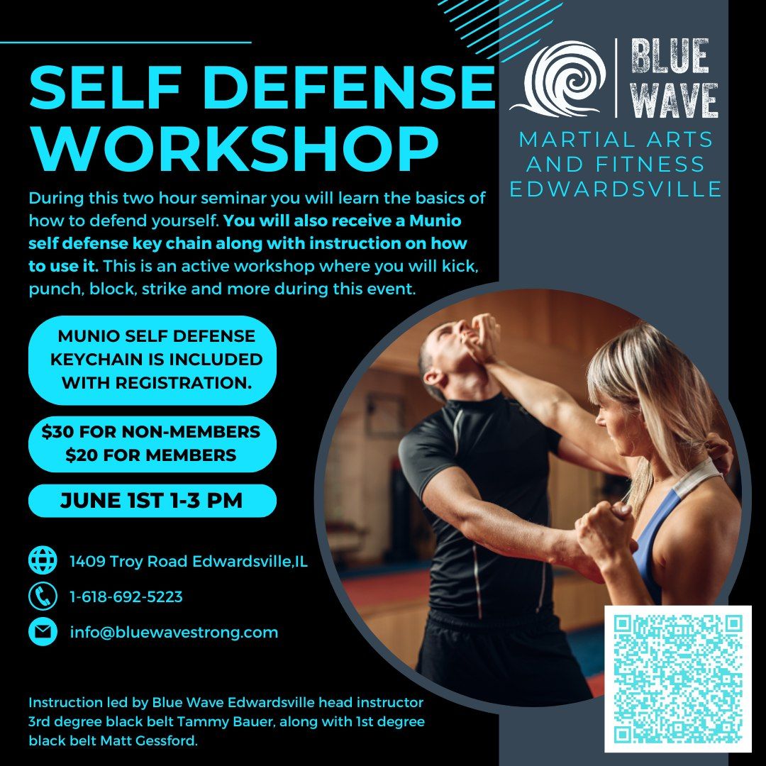 Blue Wave Self-defense Seminar with Munio Self-Defense Keychain