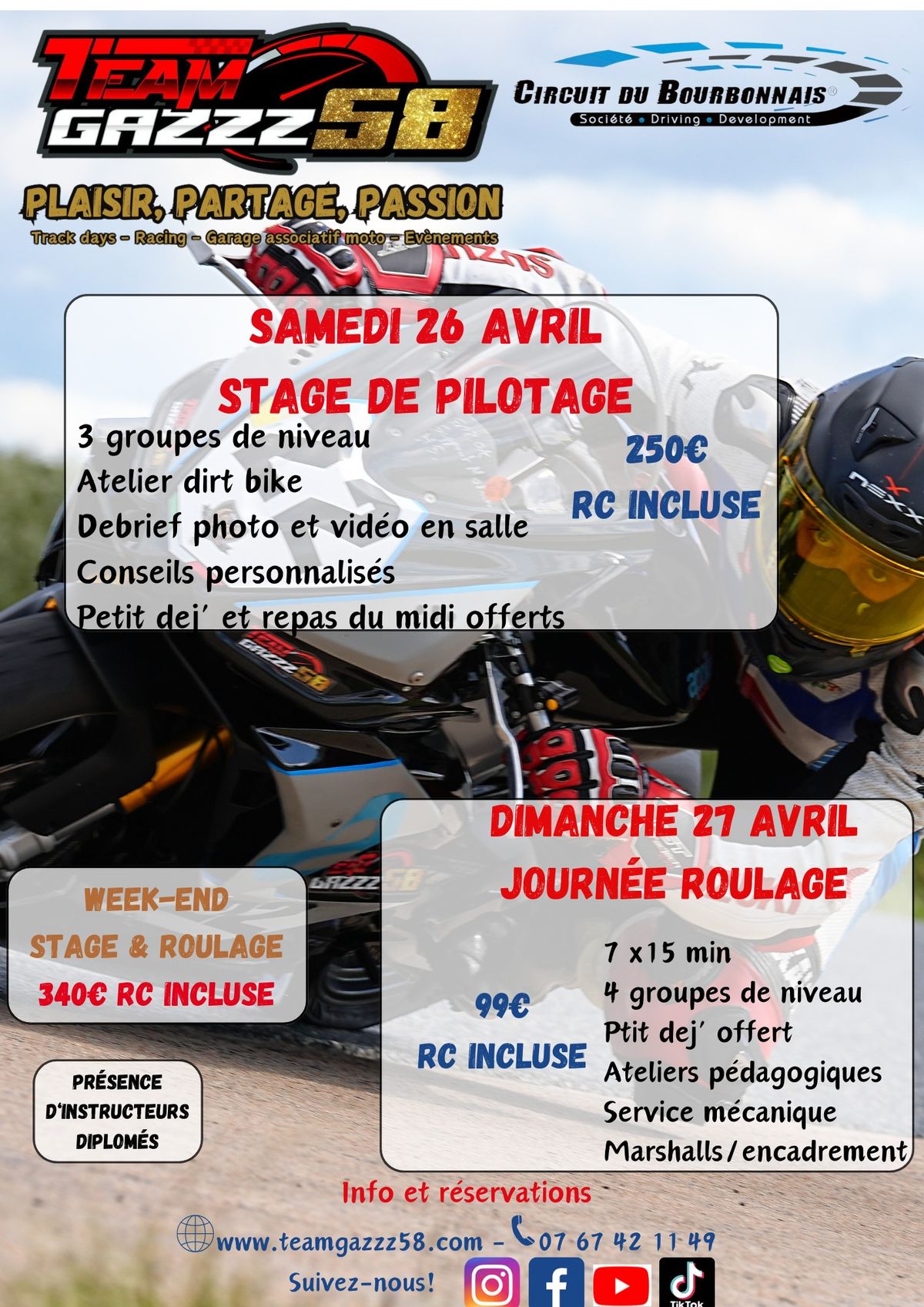 Stage \/ roulage Teamgazzz58