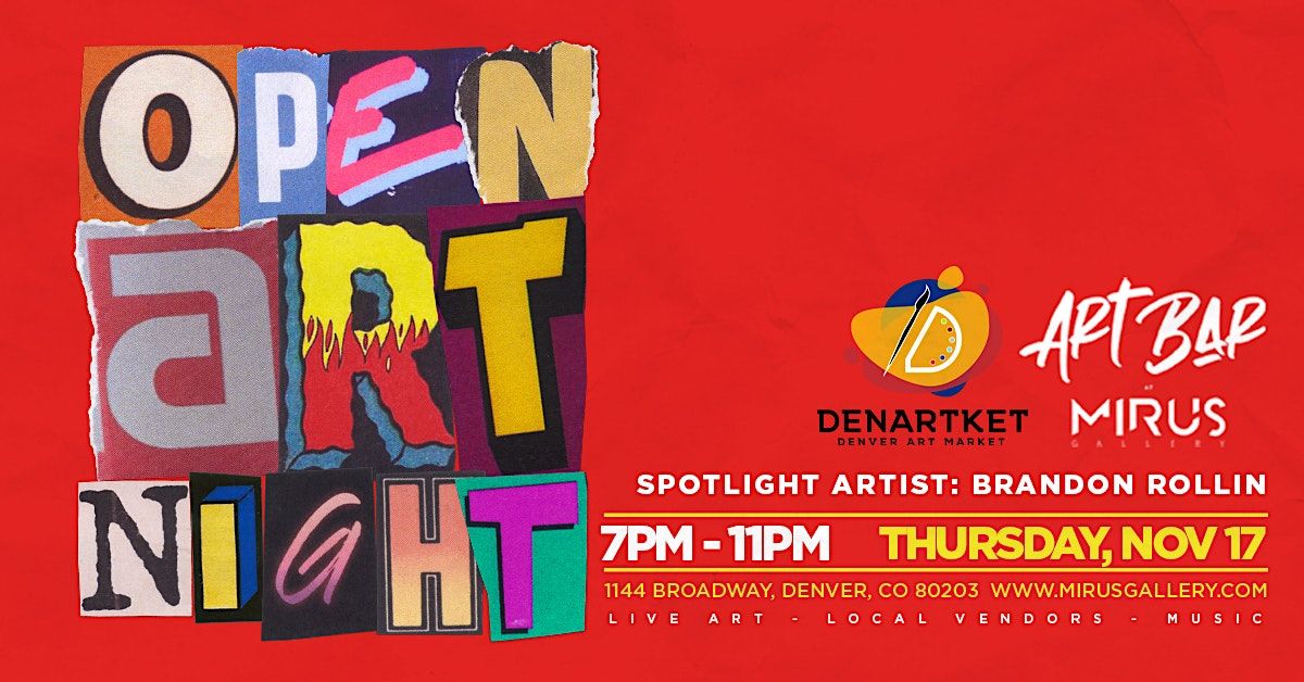 Open Art Night at Mirus Art Bar, Mirus Gallery, Denver, 15 December 2022