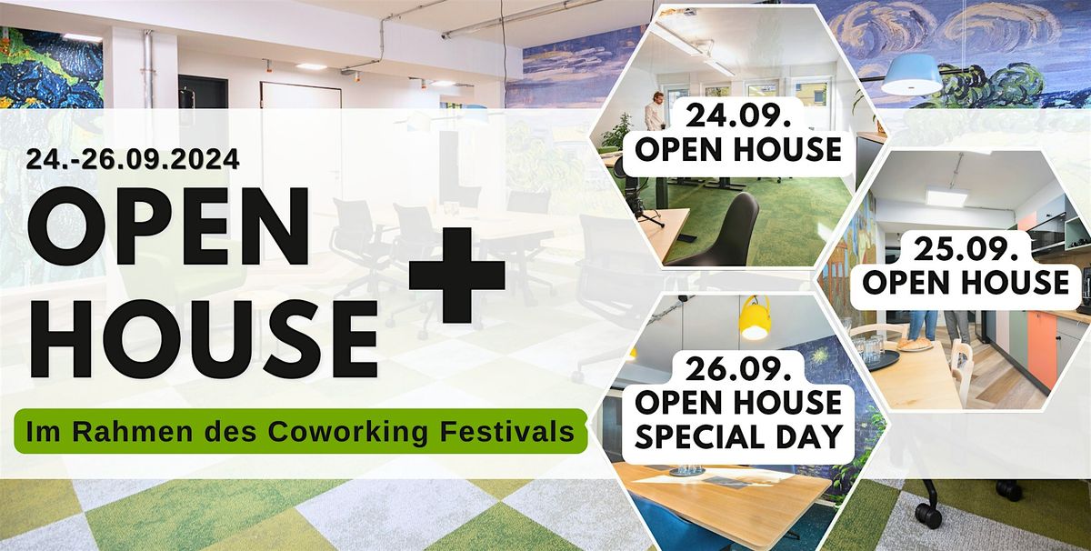 OPEN HOUSE + (im Rahmen des Coworking Festivals)