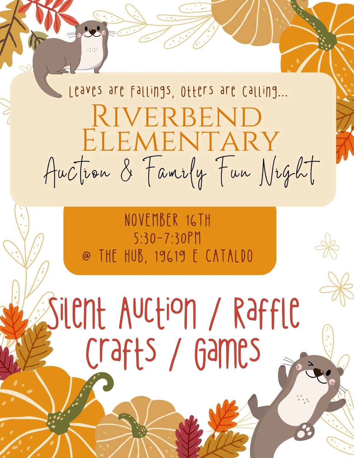 Riverbend Auction and Family Fun Night 