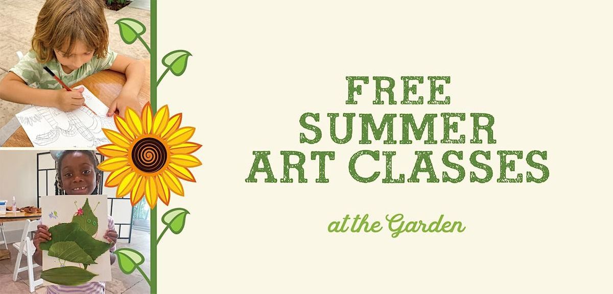 Summer Art Classes for Kids (Free!)
