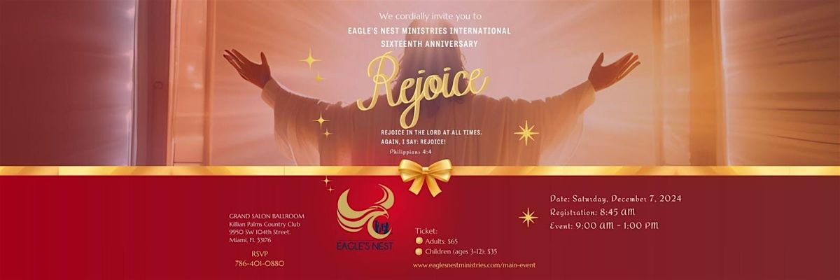 Decimo Sexto Aniversario - Eagle's Nest Ministries International