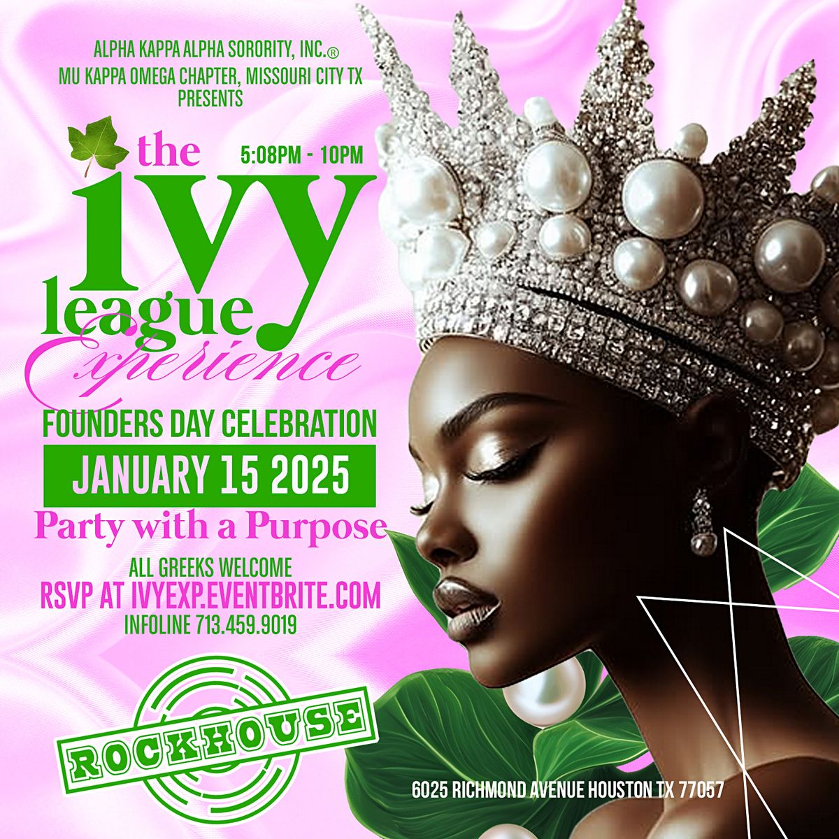 Alpha Kappa Alpha IVY LEAGUE EXPERIENCE Wednesday Jan 15th 2025