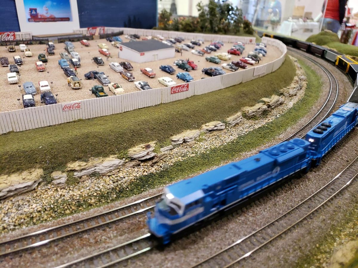 Model train Display - Sponsored by Streator Napa